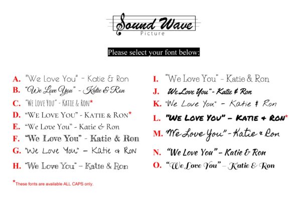 I Love You Soundwave Art - Image 5