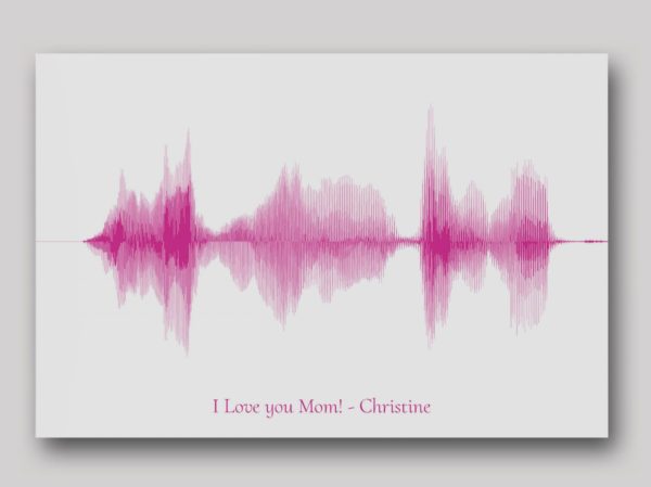 I Love You Mommy Soundwave Art