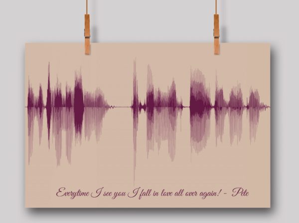 I Love You Soundwave Art - Image 2