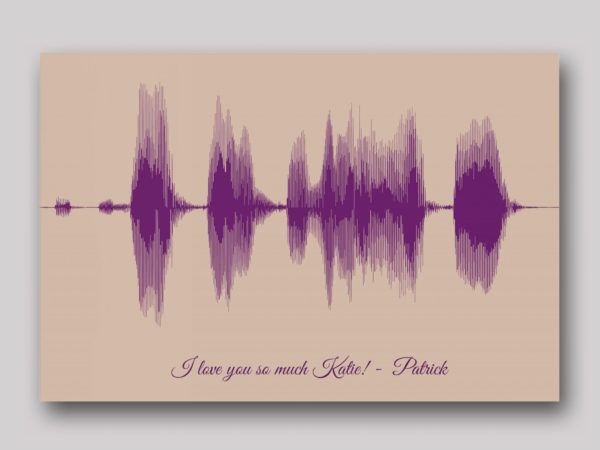 I Love You Soundwave Art